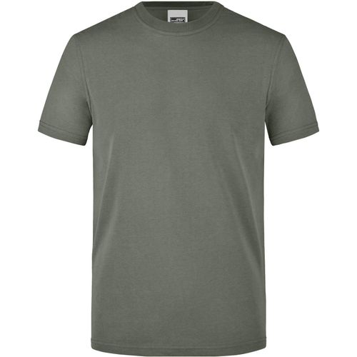 Men's Workwear T-Shirt - Strapazierfähiges und pflegeleichtes T-Shirt [Gr. 4XL] (Art.-Nr. CA143822) - Materialmix aus Baumwolle und Polyester...