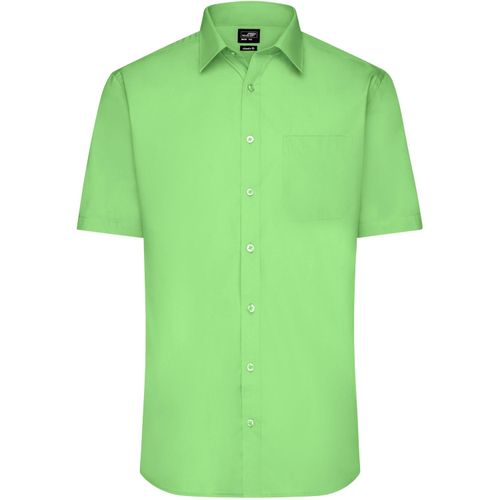 Men's Shirt Shortsleeve Poplin - Klassisches Shirt aus pflegeleichtem Mischgewebe [Gr. 4XL] (Art.-Nr. CA143977) - Popeline-Qualität mit Easy-Care-Ausrüs...