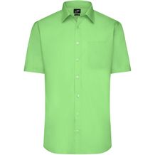Men's Shirt Shortsleeve Poplin - Klassisches Shirt aus pflegeleichtem Mischgewebe [Gr. 4XL] (lime-green) (Art.-Nr. CA143977)