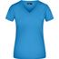 Ladies' V-T - Tailliertes Damen T-Shirt [Gr. L] (Turquoise) (Art.-Nr. CA144154)