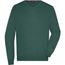 Men's V-Neck Pullover - Klassischer Baumwoll-Pullover [Gr. M] (forest-green) (Art.-Nr. CA144318)