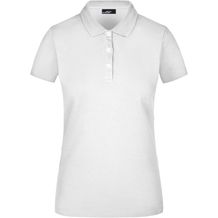 Ladies' Elastic Piqué Polo - Kurzarm Damen Poloshirt mit hohem Tragekomfort [Gr. M] (white) (Art.-Nr. CA144411)