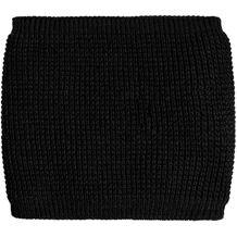 Knitted Loop - Lässiger Schlauchschal in grober Strickoptik (black) (Art.-Nr. CA144707)