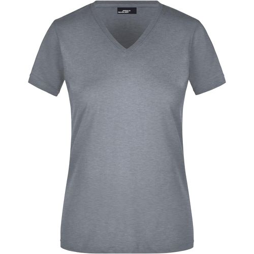 Ladies' Slim Fit V-T - Figurbetontes V-Neck-T-Shirt [Gr. M] (Art.-Nr. CA145105) - Einlaufvorbehandelter Single Jersey
Gek...