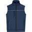 Hybrid Workwear Vest - Robuste Weste mit dezentem Druck im Materialmix [Gr. 3XL] (navy/navy) (Art.-Nr. CA145166)