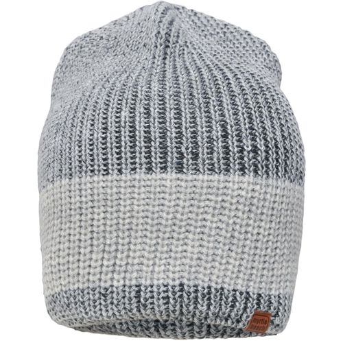 Urban Knitted Hat - Melierte Strickmütze in modischem Ripp-Design (Art.-Nr. CA146446) - Breite umlaufende Uni-Rippe
Extra lange...