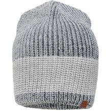 Urban Knitted Hat - Melierte Strickmütze in modischem Ripp-Design (glacier-grey/carbon) (Art.-Nr. CA146446)