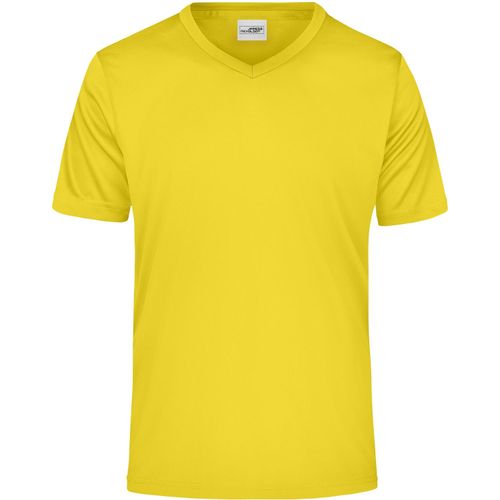 Men's Active-V - Funktions T-Shirt für Freizeit und Sport [Gr. XXL] (Art.-Nr. CA147488) - Feiner Single Jersey
V-Ausschnitt,...