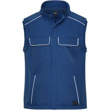 Workwear Softshell Vest - Professionelle Softshellweste im cleanen Look mit hochwertigen Details [Gr. 3XL] (dark-royal) (Art.-Nr. CA147931)