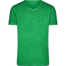Men's Gipsy T-Shirt - Trendiges T-Shirt mit V-Ausschnitt [Gr. L] (fern-green) (Art.-Nr. CA148556)