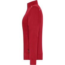 Ladies' Workwear Sweat-Jacket - Sweat-Jacke mit Stehkragen und Kontrastpaspel (Art.-Nr. CA148581)