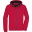 Men's Hooded Softshell Jacket - Softshelljacke mit Kapuze im sportlichen Design [Gr. S] (red/black) (Art.-Nr. CA150432)
