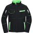 Workwear Softshell Jacket - Funktionelle Softshelljacke mit hochwertiger Ausstattung [Gr. L] (black/lime-green) (Art.-Nr. CA150481)