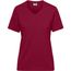 Ladies' BIO Workwear T-Shirt - Strapazierfähiges und pflegeleichtes T-Shirt [Gr. S] (wine) (Art.-Nr. CA151004)
