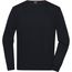 Men's Round-Neck Pullover - Klassischer Baumwoll-Pullover [Gr. M] (black) (Art.-Nr. CA151703)