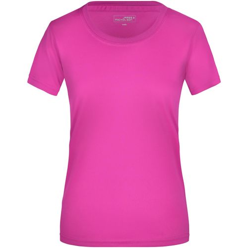 Ladies' Active-T - Funktions T-Shirt für Freizeit und Sport [Gr. S] (Art.-Nr. CA152626) - Feiner Single Jersey
Necktape
Doppelnäh...