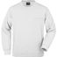Men's Round Sweat Pocket - Klassisches Sweatshirt mit Brusttasche [Gr. 3XL] (white) (Art.-Nr. CA152702)