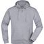 Men's Hooded Jacket - Kapuzenjacke aus formbeständiger Sweat-Qualität [Gr. XXL] (grey-heather) (Art.-Nr. CA152998)