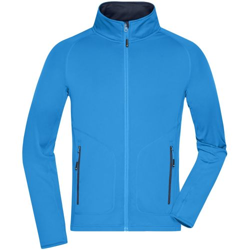 Men's Stretchfleece Jacket - Bi-elastische, körperbetonte Jacke im sportlichen Look [Gr. XL] (Art.-Nr. CA153114) - Sehr softes, pflegeleichtes, wärmende...