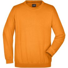 Round-Sweat Heavy - Klassisches Komfort Rundhals-Sweatshirt [Gr. M] (orange) (Art.-Nr. CA153432)