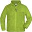 Full-Zip Fleece Junior - Jacke in schwerer Fleece-Qualität [Gr. L] (lime-green) (Art.-Nr. CA153611)
