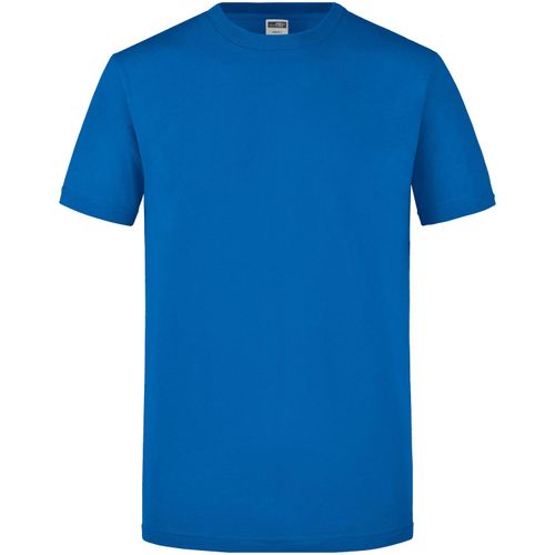 Men's Slim Fit-T - Figurbetontes Rundhals-T-Shirt [Gr. M] (Art.-Nr. CA154146) - Einlaufvorbehandelter Single Jersey...