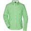 Ladies' Traditional Shirt - Damenbluse und Herrenhemd im klassischen Trachtenlook [Gr. L] (green/white) (Art.-Nr. CA154646)