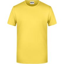 Men's Basic-T - Herren T-Shirt in klassischer Form [Gr. M] (Yellow) (Art.-Nr. CA156197)