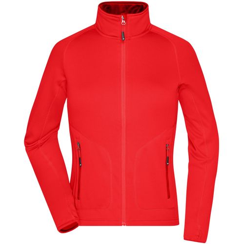 Ladies' Stretchfleece Jacket - Bi-elastische, körperbetonte Jacke im sportlichen Look [Gr. L] (Art.-Nr. CA156530) - Sehr softes, pflegeleichtes, wärmende...