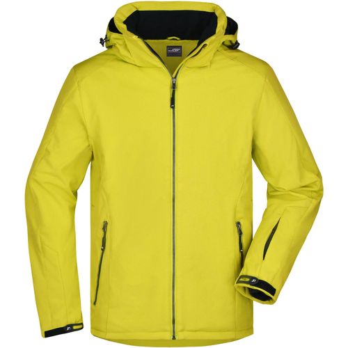 Men's Wintersport Jacket - Elastische, gefütterte Softshelljacke [Gr. L] (Art.-Nr. CA158888) - Wind- und wasserdichtes 3-Lagen Funktion...