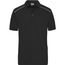 Men's Workwear Polo - Strapazierfähiges und pflegeleichtes Polo mit Kontrastpaspel [Gr. XS] (black) (Art.-Nr. CA159227)