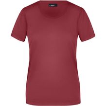 Ladies' Basic-T - Leicht tailliertes T-Shirt aus Single Jersey [Gr. 3XL] (wine) (Art.-Nr. CA160783)
