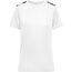 Ladies' Sports Shirt - Funktionsshirt aus recyceltem Polyester für Sport und Freizeit [Gr. L] (white/black-printed) (Art.-Nr. CA160992)