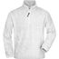 Half-Zip Fleece - Sweatshirt in schwerer Fleece-Qualität [Gr. L] (white) (Art.-Nr. CA162176)
