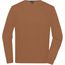 Men's Round-Neck Pullover - Klassischer Baumwoll-Pullover [Gr. M] (camel) (Art.-Nr. CA164115)