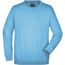 Round-Sweat Heavy - Klassisches Komfort Rundhals-Sweatshirt [Gr. S] (sky-blue) (Art.-Nr. CA164249)