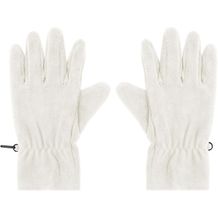 Microfleece Gloves - Wärmende Fleece Handschuhe für Damen und Herren [Gr. L/XL] (weiß) (Art.-Nr. CA165228)