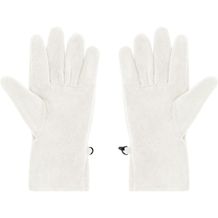 Microfleece Gloves - Wärmende Fleece Handschuhe für Damen und Herren [Gr. L/XL] (off-white) (Art.-Nr. CA165228)