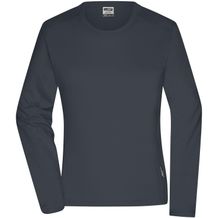 Ladies' Workwear-Longsleeve-T - Strapazierfähiges und pflegeleichtes Langarm Shirt [Gr. M] (carbon) (Art.-Nr. CA165663)