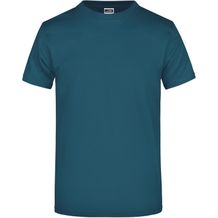 Round-T Heavy (180g/m²) - Komfort-T-Shirt aus strapazierfähigem Single Jersey [Gr. XL] (petrol) (Art.-Nr. CA166359)