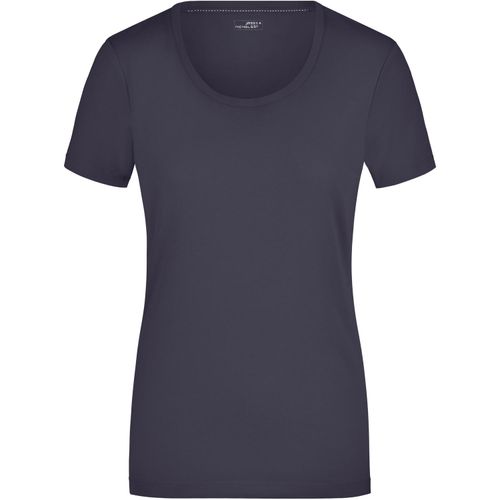Ladies' Stretch Round-T - T-Shirt aus weichem Elastic-Single-Jersey [Gr. L] (Art.-Nr. CA166375) - Gekämmte, ringgesponnene Baumwolle
Lock...