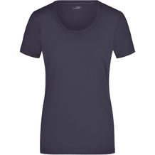 Ladies' Stretch Round-T - T-Shirt aus weichem Elastic-Single-Jersey [Gr. L] (navy) (Art.-Nr. CA166375)