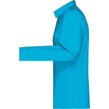 Ladies' Shirt Longsleeve Poplin - Klassisches Shirt aus pflegeleichtem Mischgewebe [Gr. S] (blau) (Art.-Nr. CA166807)