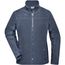 Ladies' Workwear Fleece Jacket - Strapazierfähige Fleecejacke im Materialmix [Gr. XL] (navy/navy) (Art.-Nr. CA167819)