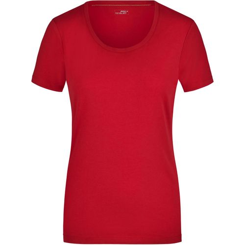 Ladies' Stretch Round-T - T-Shirt aus weichem Elastic-Single-Jersey [Gr. XXL] (Art.-Nr. CA168375) - Gekämmte, ringgesponnene Baumwolle
Lock...