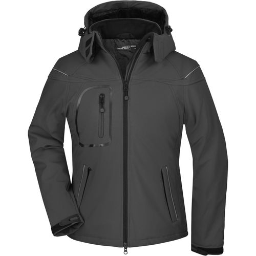 Ladies' Winter Softshell Jacket - Modische Winter Softshelljacke [Gr. S] (Art.-Nr. CA168439) - 3-Lagen Funktionsmaterial mit TPU-Membra...