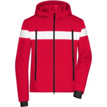 Men's Wintersport Jacket - Sportliche, wasserdichte Winterjacke mit sorona®AURA Wattierung (nachwachsender, pflanzlicher Rohstoff) [Gr. M] (light-red/white) (Art.-Nr. CA168841)