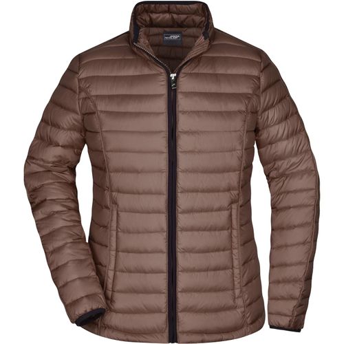 Ladies' Quilted Down Jacket - Sportliche Daunenjacke mit Stehkragen [Gr. L] (Art.-Nr. CA168855) - Softes, wind- und wasserabweisendes...