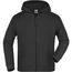 Hooded Jacket Junior - Klassische Kapuzenjacke aus hochwertiger French-Terry-Qualität [Gr. M] (black) (Art.-Nr. CA169259)