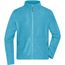 Men's Fleece Jacket - Fleecejacke mit Stehkragen im klassischen Design [Gr. XXL] (Turquoise) (Art.-Nr. CA170472)